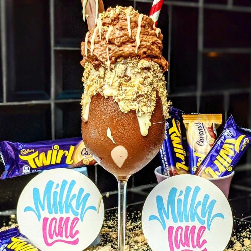 Burger Joint Milky Lane Is Now Selling A Caramilk Twirl Cocktail And Lord Have Mercy!