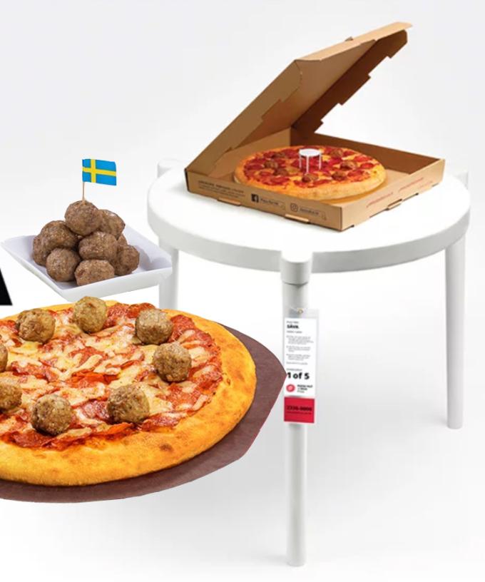 Stoel pasta banaan Pizza Hut & IKEA Have Come Together For the Ultimate Collaboration!