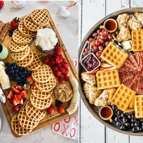 Guests Coming Over? How About A Waffle Charcuterie Board?
