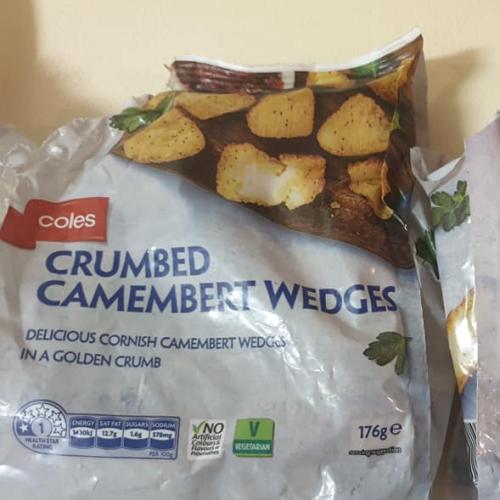 Coles Is Selling Crumbed Camembert Wedges For $5 & I'm About To Panic Buy