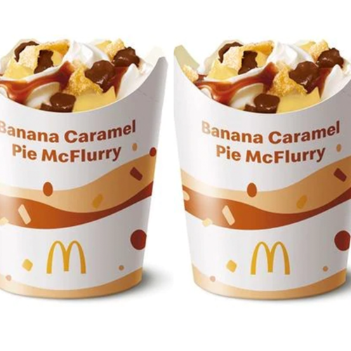 Just When All Hope Was Lost, Macca's Is Now Slinging Banana Caramel Pie McFlurrys