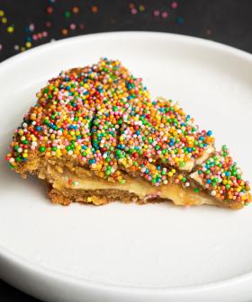 Live Your Childhood Fantasy With A FAIRY BREAD COOKIE PIE!