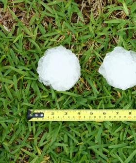 A Month's Rain & Tennis Ball-Sized Hail Lash Southeast Queensland