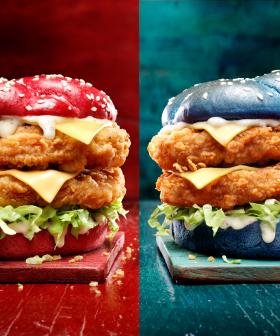 KFC's Releasing Colourful State Of Origin Burgers