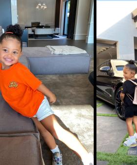 Stormi Webster Takes Backpack Worth More Than $10k To First Day Of (Home) School