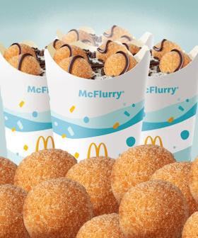 Macca's Has Introduced A Donut Ball McFlurry To It's UberEATS Menu!!