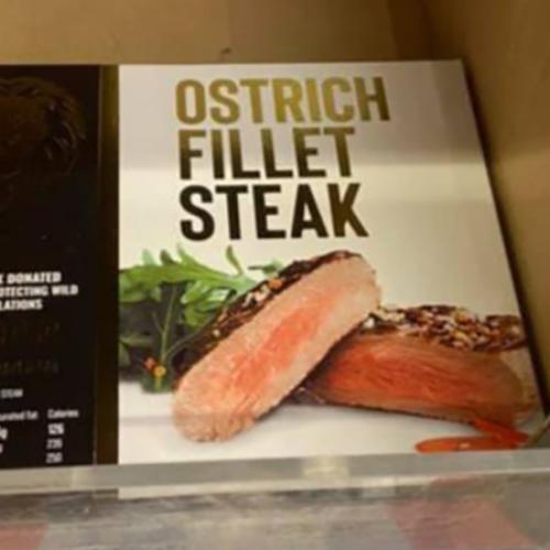 Ostrich Fillet Steak Has Landed In ALDI Stores & People Don't Know What To Think