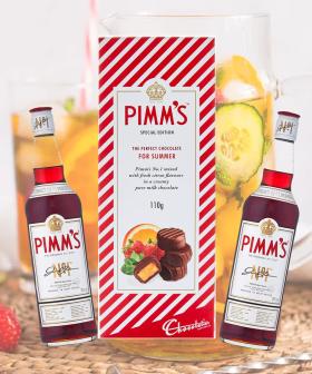 You Can Now Get Pimm's Liqueur Truffle Chocolate AKA A Chocolate Cocktail!