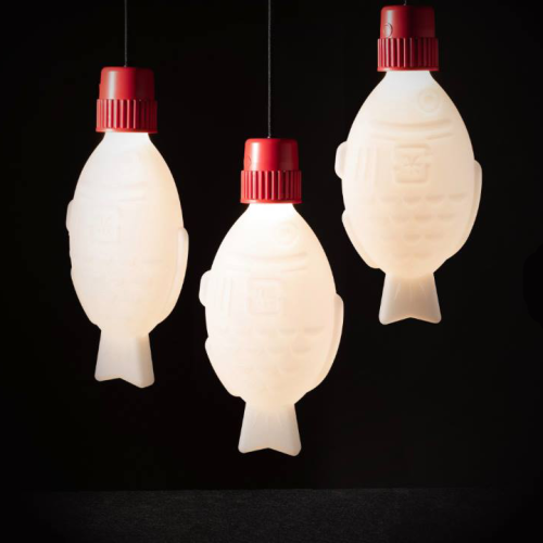 This Company Makes Adorable Soy Sauce Fish Lamps Out Of Recycled Plastic!