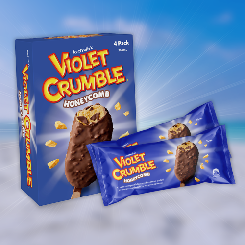 Violet Crumble Has Released Ice Creams Just In Time For Summer!