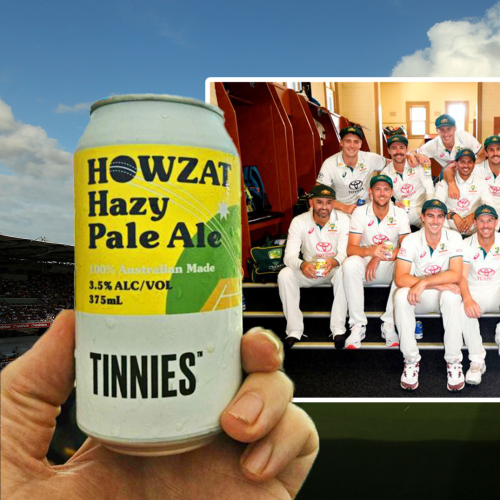 Cricket Cheers! Tinnies ‘HOWZAT’ Hazy Pale Ale Debuts for Brisbane Test